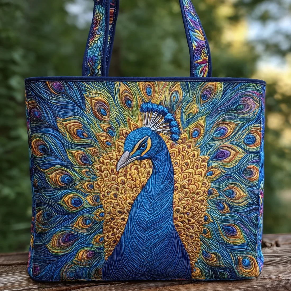 Kézzel készített táska - Royal Peacock