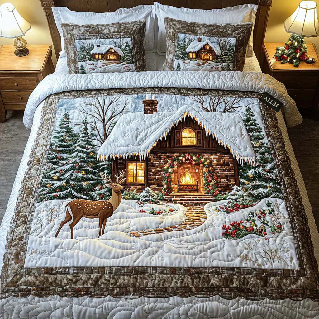 3 darabos steppelt ágyneműgarnitúra - Cozy Cabin